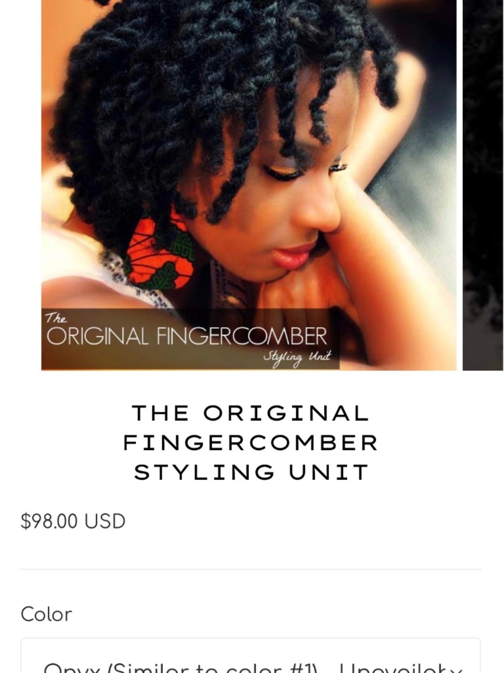 Fingercomber wig (new)